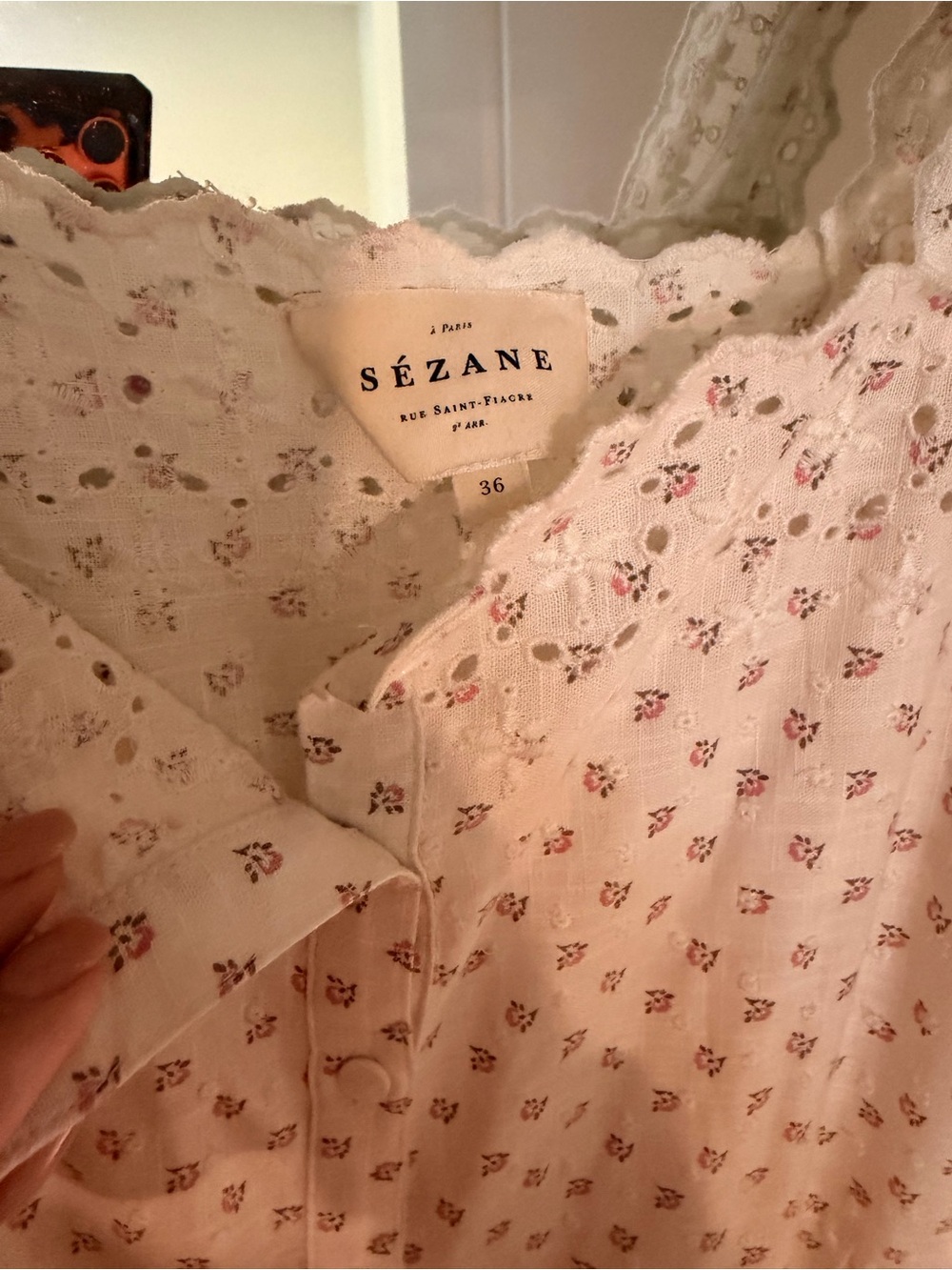 Sézane Rama Dress Mili print - Picture 2 of 2